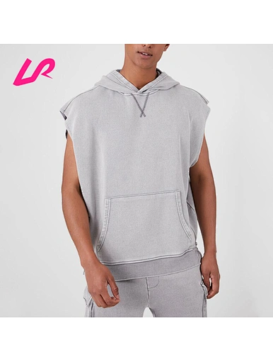 Stay comfy and stylish in our hooded tank. Made from soft, durable materials, it's perfect for casual wear. Shop now!